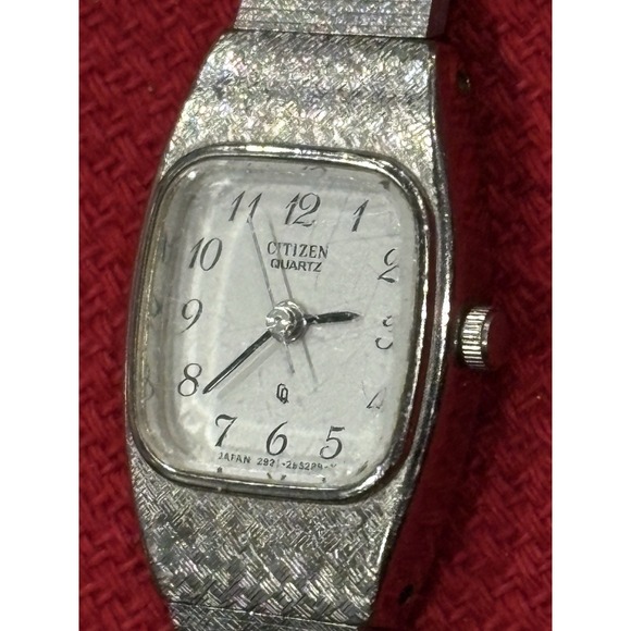 Vintage Citizen Women\'s Silver Watch‎ 2951-294289 K Japan New Battery Runs Great main image 10